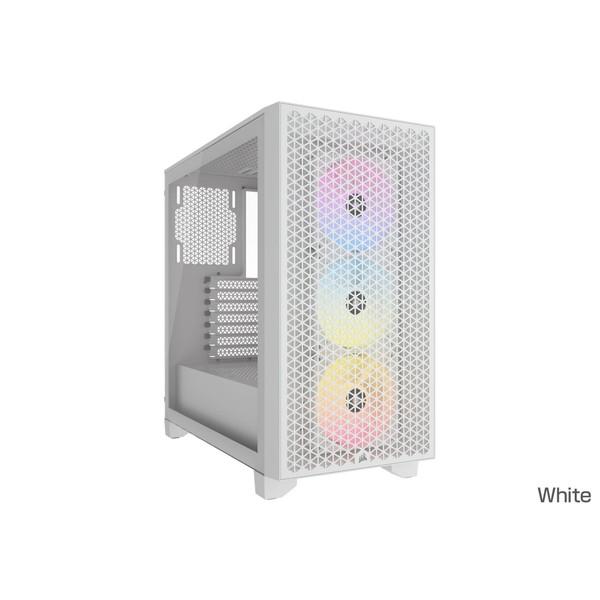 Corsair コルセア PCケース 3000D RGB Tempered Glass Mid-To...