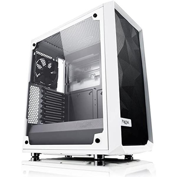 Fractal Design Meshify C White Tempered Glass ミドルタ...