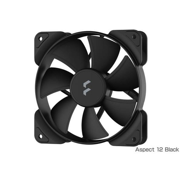 ケースファン Fractal Design Aspect 12 Black FD-F-AS1-120...