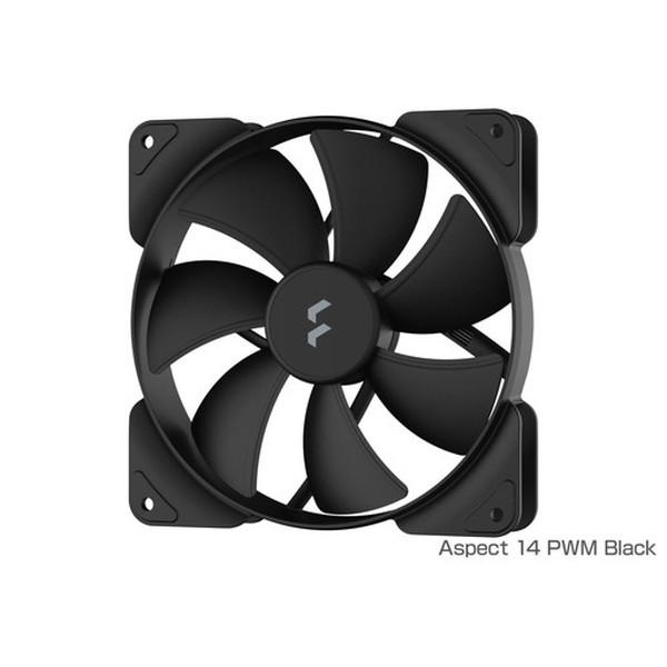 ケースファン Fractal Design Aspect 14 PWM Black FD-F-AS1...