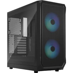 Fractal Design Focus 2 RGB Black TG Clear Tint ミドルタワーPCケース FD-C-FOC2A-03-お取り寄せ品-｜applied-net