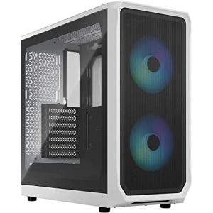 Fractal Design Focus 2 RGB White TG Clear Tint ミドルタワーPCケース FD-C-FOC2A-04-お取り寄せ品-｜applied-net