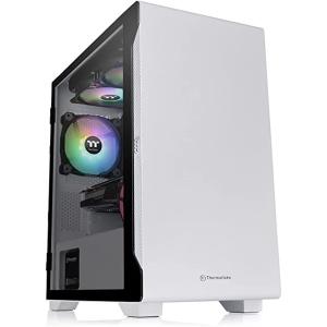 Thermaltake S100 TG Snow Edition マイクロタワーPCケース CA-1Q9-00S6WN-00-お取り寄せ品-｜applied-net