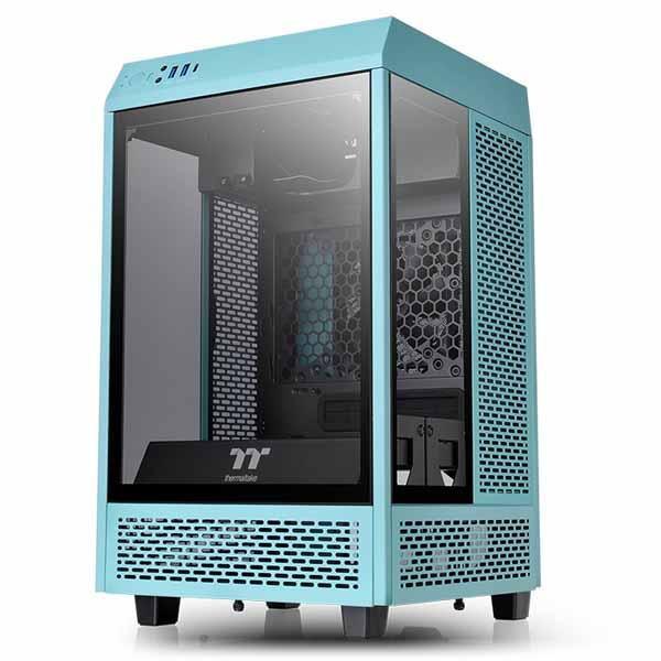 Thermaltake The Tower 100 -Turquoise- ミニタワーPCケース C...