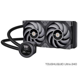 簡易水冷クーラー Thermaltake TOUGHLIQUID Ultra 240 CL-W322-PL12GM-B -お取り寄せ-｜applied-net