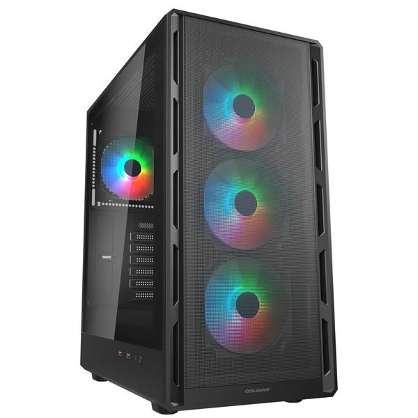 COUGAR PCケース CGR-5ZD1B-AIR-RGB (AIRFACE RGB) ミドルタワ...