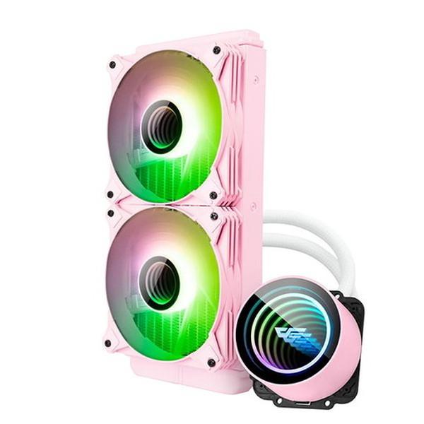 水冷クーラー Darkflash DX240 V2 pink -お取り寄せ-