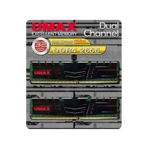 UMAX デスクトップ用DDR4 ヒートシンクあり Long-DIMM 16GB