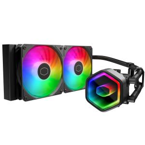 CoolerMaster 水冷CPUクーラー MASTERLIQUID 240 Core II MLW-D24M-A18PA-R1 ブラック -お取り寄せ- 0146-4719512154830-ds｜applied-net