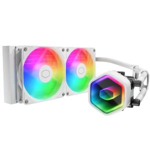 CoolerMaster 水冷CPUクーラー MASTERLIQUID 240 Core II White MLW-D24M-A18PA-RW ホワイト -お取り寄せ- 0146-4719512154847-ds｜applied-net