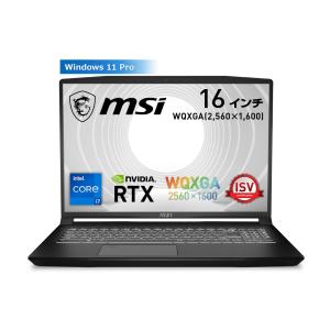 CreatorPro-M16-A12UIS-1739JP Core Pro WQXGAディスプレイ ハイスペックモバイルワークステーション