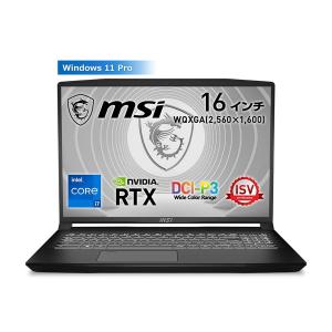 ノートパソコン MSI CreatorPro-M16-B13VK-968JP 16インチ Core i7-13700H RTX 3000 Ada 世代 Laptop GPU メモリ:32GB SSD:2TB Win11 Pro｜applied-net