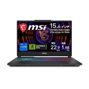 スケルトンゲーミングノートPC MSI Cyborg-15-A13VFK-4125JP 15.6インチ Core i7-13620H GeForce RTX 4060 メモリ:16GB SSD:1TB Win11 Home｜applied-net