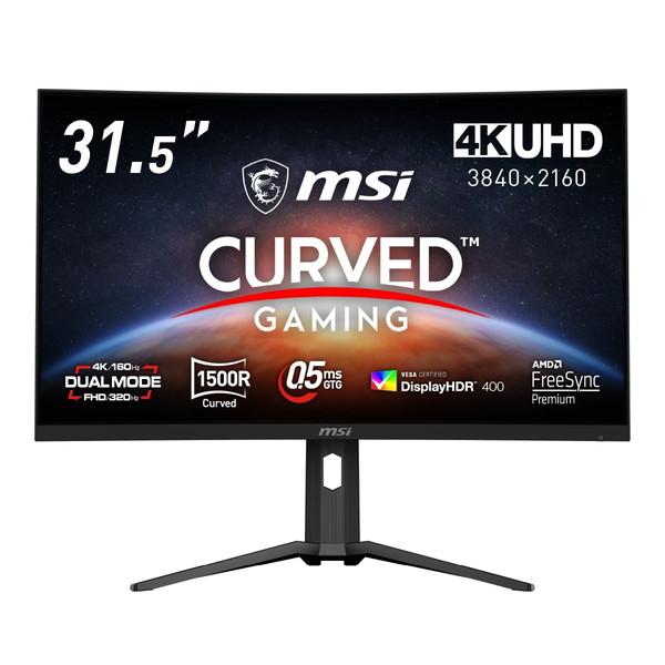 MSI 湾曲ゲーミングモニター MAG 321CUPDF 31.5インチ 4K UHD 160Hz ...