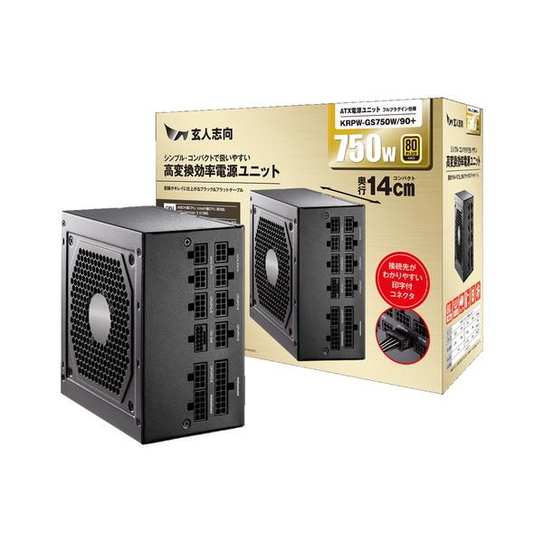 玄人志向 PSU ATX電源 KRPW-GS750W/90+ 80PLUS GOLD 750W フル...