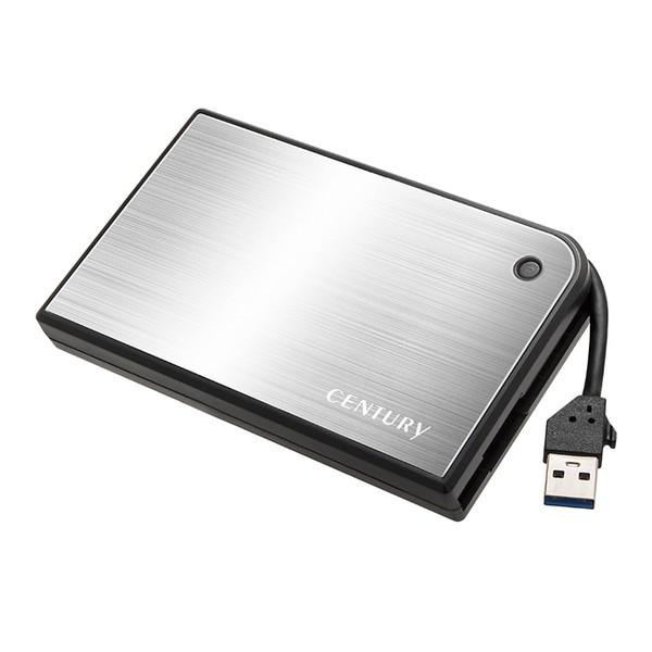 Century センチュリー MOBILE BOX　USB3.0 SATA6G 色：シルバー×ブラッ...