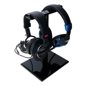 タイムリー HPSTAND-DUO-B1(2台掛ブラック) アクリル製組立式ヘッドホンスタンド -お取り寄せ-｜applied-net