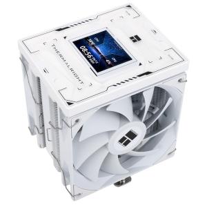 Thermalright CPUクーラー Burst Assassin 120 Vision WHITE 2.4インチ液晶搭載 高さ:156mm LGA1851/AM5対応 ホワイト -お取り寄せ品-｜applied-net