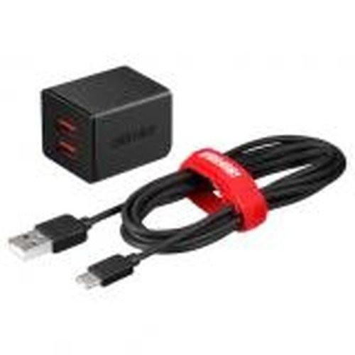 BUFFALO バッファロー BSMPA2402P2CBK AC-USB 2.4A 2ポートType...