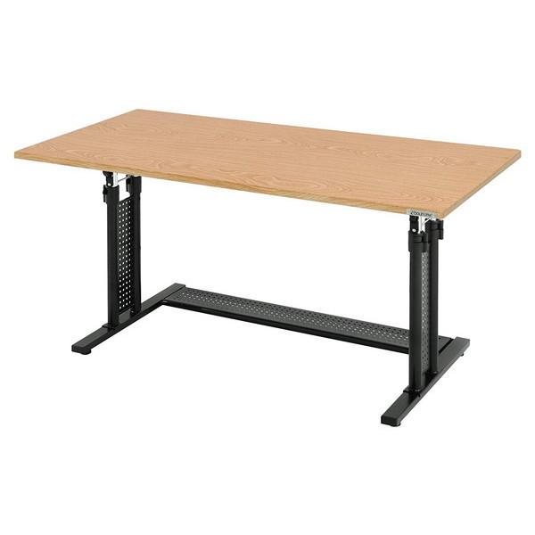 Bauhutte バウヒュッテ 昇降式デスク BHD-1200M-WD 天板の高さが調節できる 耐荷...