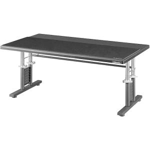 Bauhutte バウヒュッテ ゲーミングデスク HD BHD-1000HDL-BK ロータイプ マウスパット付属 耐荷重：100kg クイックリリース天板昇降 ブラック -メーカー直送-｜applied-net