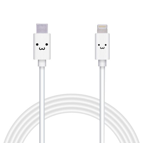 ELECOM エレコム MPA-FCL20WF USB-C to Lightningケーブル(スタン...
