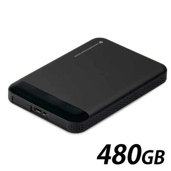 ELECOM エレコム ESD-PL0480GM SSD 外付け 480GB ポータブル USB3....