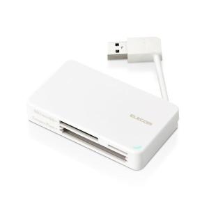 ELECOM エレコム MR3-K303WH カードリーダー USB3.0 【SD SDHC SDXC microSD microSDHC microSDXC MMC RS-MMC 等対応】 Windows11 ホワイト -お取り寄せ品-｜applied-net