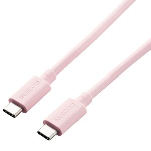 ELECOM エレコム USB4-APCC5P08PN USBケーブル USB4 USB-IF 正規認証品 USB-C to USB-C PD対応 最大100W 80cm ピンク -お取り寄せ品-｜applied-net