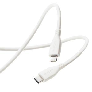 ELECOM エレコム MPA-CLSS20WH iphone充電ケーブル ライトニング USB Type-C シリコン素材 -お取り寄せ品-｜applied-net