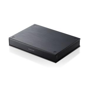 ELECOM エレコム ELP-PTV040UBK 外付けHDD 4TB ポータブル 2.5インチ テレビ USB接続 ACアダプター不要 ブラック 録画 ハードディスク-お取り寄せ品-｜applied-net