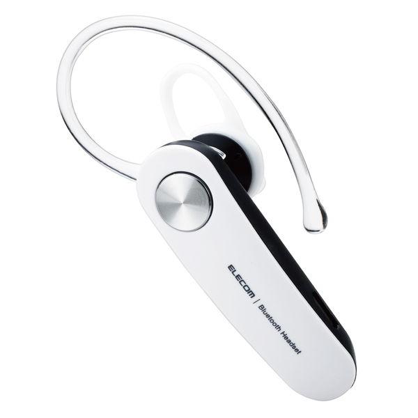 ELECOM エレコム LBT-HS11WH ヘッドセット Bluetooth 5.0 片耳 ハンズ...