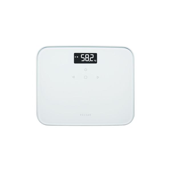ELECOM エレコム HCS-S02WH エクリア体重計 BMI表示可能 ストーンホワイト -お取...
