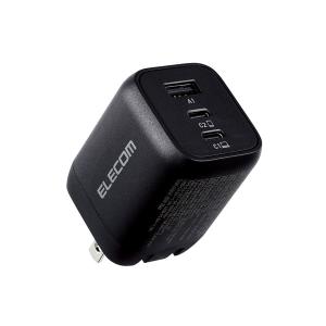 ELECOM エレコム ACDC-PD4465BK ノートPC用ACアダプター USB充電器 USB PPS対応 65W  スイングプラグ ブラック -お取り寄せ品-｜applied-net