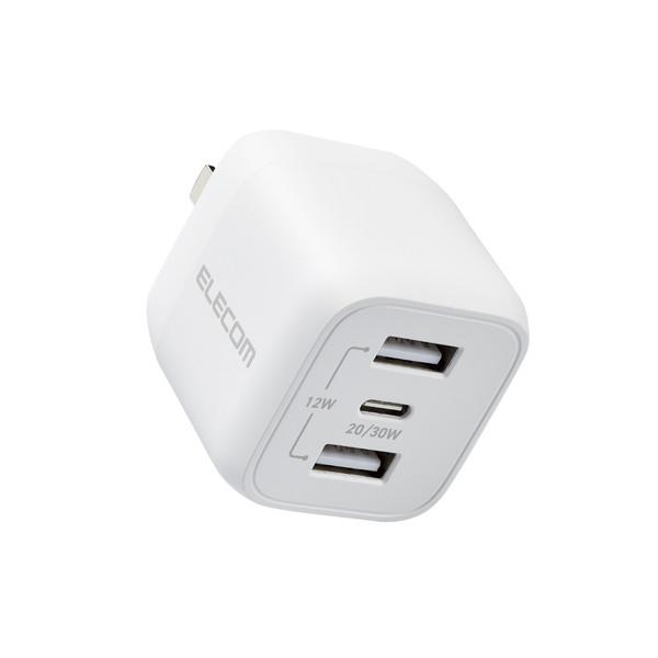 ELECOM エレコム MPA-ACCP4032WH AC充電器 USB充電器 USB Power ...