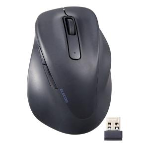 ELECOM エレコム M-XGXL30DBSKBK マウス EX-G 2023年モデル 右手専用 XLサイズ 無線2.4GHz 5ボタン 静音設計 ブラック -お取り寄せ品-｜applied-net
