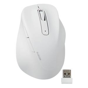 ELECOM エレコム M-XGXL30DBSKWH マウス EX-G 2023年モデル 右手専用 XLサイズ 無線2.4GHz 5ボタン 静音設計 ホワイト -お取り寄せ品-｜applied-net