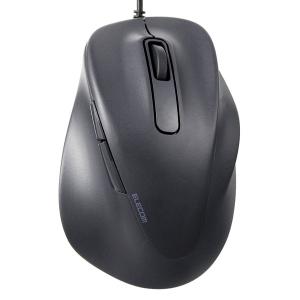 ELECOM エレコム M-XGXL30UBSKBK マウス EX-G 2023年モデル 右手専用 XLサイズ 有線 5ボタン 抗菌仕様 静音設計 ブラック -お取り寄せ品-｜applied-net