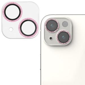 ELECOM エレコム PM-A23AFLLP1PGG iPhone 15 iPhone 15 Plus カメラレンズカバー ガラス &Me グリッター仕様 ピンクゴールド -お取り寄せ品-｜applied-net