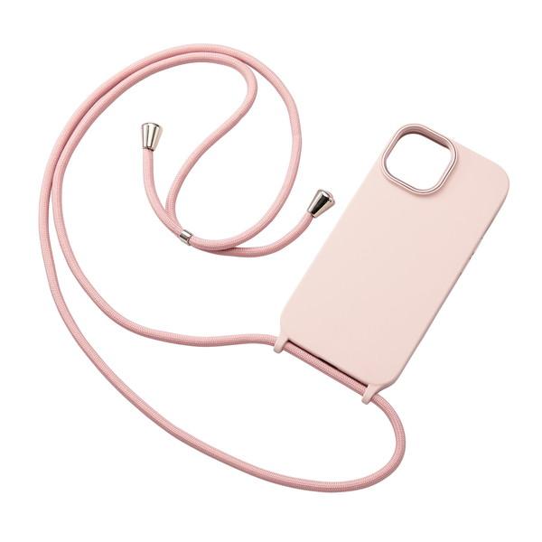 ELECOM エレコム PM-A23ASCSSPN iPhone 15 ハイブリッドシリコンケース ...