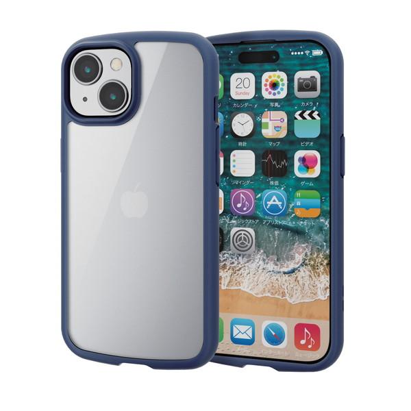 ELECOM エレコム PM-A23ATSLFCNV iPhone 15 ハイブリッドケース TOU...