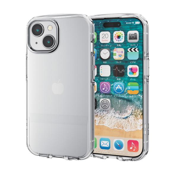 ELECOM エレコム PM-A23ATSLUCCR iPhone 15 ソフトケース TOUGH ...