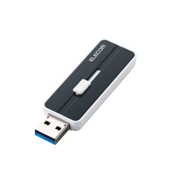 ELECOM エレコム MF-KNU364GBK USBメモリ USB3.1(Gen1) スライド式...