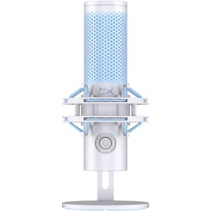 HyperX コンデンサーマイク HyperX QuadCast 2 多機能ノブ タッチ式ミュート 32bit/192KHz USB Type-C接続 RGB発光 フロスト ホワイト AN1D9AA -お取り寄せ-｜applied-net