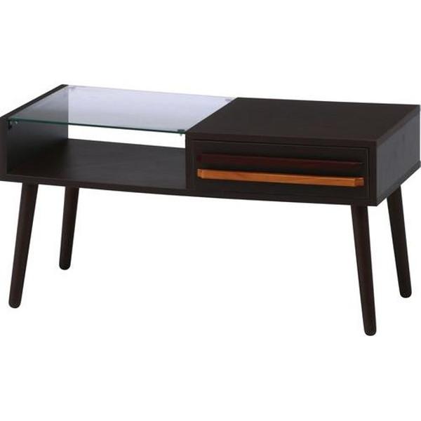 不二貿易 リビングテーブル オスロ HH-8040PG DBR HH-8040PG 10035 【代...