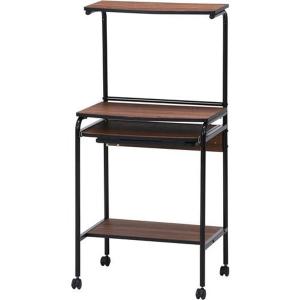 不二貿易 シンプルPCデスク フィット BR PD192-1  BR/BK 66741