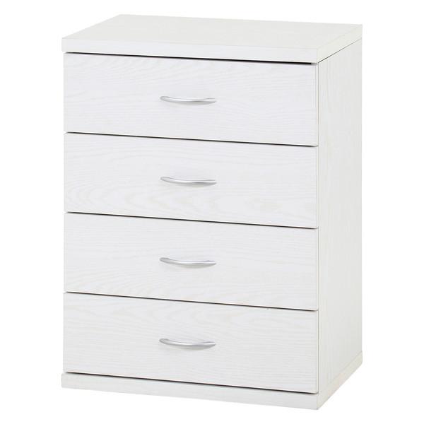 不二貿易 ラルゴ チェスト オークWH 商品CD73411 【代引・日時指定・キャンセル不可・北海道...