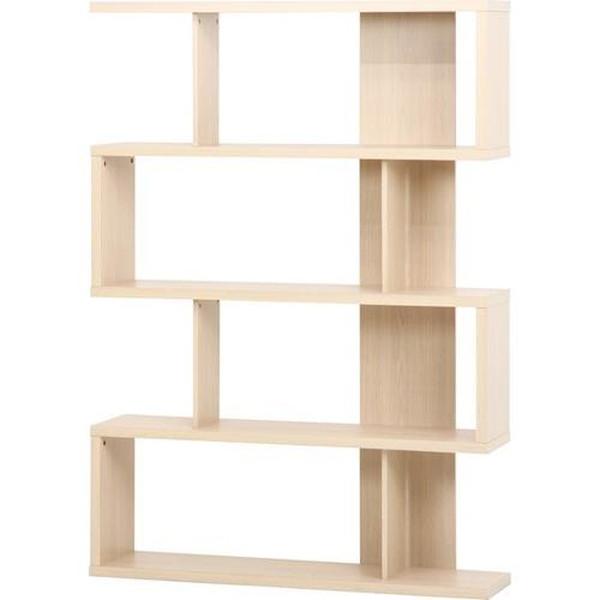 不二貿易 S型ディスプレイシェルフ(H2439) ホワイトウォッシュ H2439 97534 【代引...