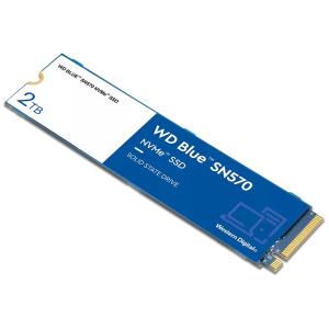 M.2 NVMe SSD WESTERN DIGITAL ウエスタンデジタル WD Blue SN570 NVMe WDS200T3B0C 2000GB M.2 Type2280 Gen3 TLC 6901-2210020602957｜applied-net