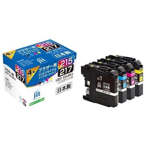 リサイクルインク JIT-B2172154P [ ブラザー LC217/215-4PK 互換 ] お...
